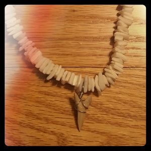 Real Shark Tooth Shell Necklace